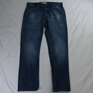 Pull Bear 32 x 32 Slim Medium Wash Stretch Denim‎ Jeans